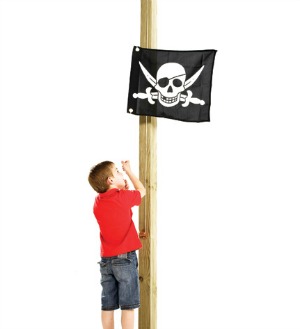 Blue Rabbit flag with hoisting system Blue Rabbit flag with hoisting system photo