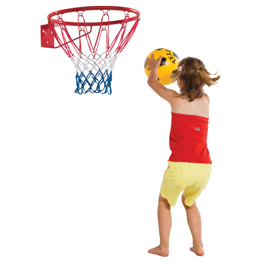 Basketball Ring With Net Blue Rabbit Climbing Frames